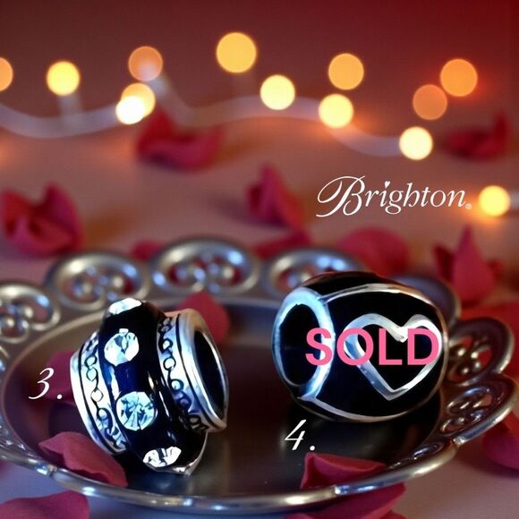 BRIGHTON "Dazzle" Crystal and Enamel Charms TIMELESS! $15 Each! - Picture 1 of 4